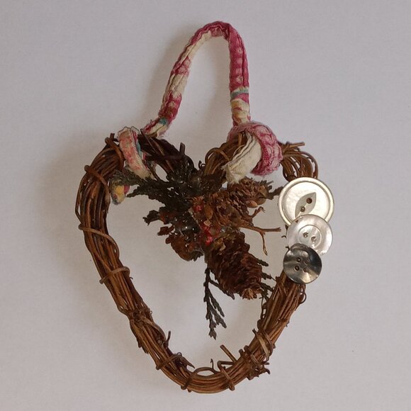 Other - 🎯 10 for $10 / Handmade Primitive Heart Hanging Decoration